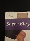 Hanes Sheer Elegance  Silky Sheer Size Cd Nude Sheer Toe  Pantyhose