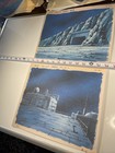 Gundam Wing Animation Cel Background Art Print Vintage Anime Series Japan R