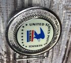 Vintage Us Mail Belt Buckle Post Office Logo Usps Postal Insignia Buckle