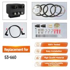 New 53-660 Ultima Single Fire Programmable Ignition Kit For Big Twin Evo 53-644