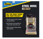 Homax 3 25-in X 4-in Super Fine Steel Wool   12 Pack   0000 Super Fine Grade New