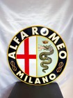 Alfa Romeo Milano Italian Automotive Emblem Heavy Metal Sign     76 Cm  29 9    