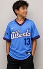 Ronald Acuna Jr  13 Atlanta Braves Blue City 2026  Kids Jersey Ylg 14 16