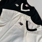 New Balance Lot Of 2 Mens Lacrosse Lax Jersey White   Black Polyester Medium