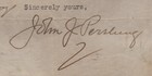John J   black Jack  Pershing - Typed Letter Signed 01 12 1934