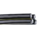 100  Dyke 2-2-2-4 Aluminum Urd Underground Direct Burial Cable  115 Amp  600v
