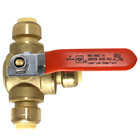 Xfitting 1 Pc  1 2  Push Fit Ball Valve 3 Way  1 2  Push To Connect 3 Way Valve
