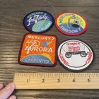 4 Vintage Mercury  Gemini Embroidered Patches- Nasa      Space - Astronauts