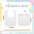 30 Pcs Baby Bibs For Unisex Boy Girl Washable Reusable Waterproof Cotton Feeder