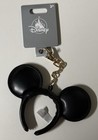 2026 Disney Parks Mickey Mouse Headband Ears Black Bag Clip Charm Keychain New