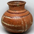 Ancient Authentic Handmade South American Pottery Vessel