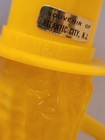 Old Plastic Yellow Mr Peanut Advertising Bank Souvenir Of Atlantic City