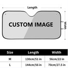 Personalized Auto Sun Shade For Vehicles Universal Fit Car Sun Visor Sunshade