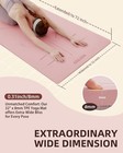 Yoga Mat  72 x 32 x1 3  Extra Wide Non-slip Exercise Fitness Yoga Mats eco-frien