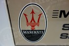 Maserati Sales   Service Dealership Sign  9 1 2  X 22  Very Clean Nos Piece  