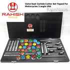 New Valve Job Seat Cutter Set Carbide Tipped For Motorcycles 3 Angle Rahishtools