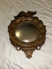 Vintage Federal Style Syroco Gold Gilt Convex Eagle Mirror Made In Usa 4007 Nice