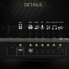 88key Folding Digital Piano Semi-weighted Keyboard Bluetooth Midi Black Portable