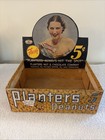 Beautiful Planters    pretty Lady    Cardboard Diecut Box Vintage Mr Peanut