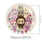 Labubu Birthday Party Supplies Balloons Decor Tableware