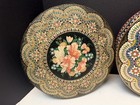 Three Vintage Textured Floral Matching Tins