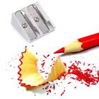 Double Hole Metal Bevelled Double Hole Sharpener Stationery Pencil Sharpener