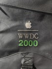 Vintage Rare Apple Computer Wwdc 2000 Giveaway Green Logo Bag     1 Strap Is Broke
