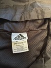 Adidas Kids Hooded Full-zip Windbreaker Jacket Black white M Logo Polyester