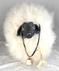 Vtg Lalanne Inspired Au Gres Sheep Factory Us 100  Wool Folkart Handmade Sheep 