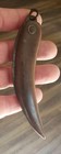 Nice Antique 1800 s Iron Fisherman s Folding Knife Folder Wood Or Horn  Grips 