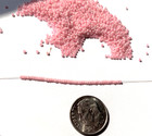 Rare Antique Micro Seed Beads-14 0-16 0 Greasy Soft Pink-colored Center-3 8g Bag