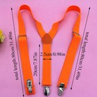 New Colors Mens Womens Clip-on Suspenders Elastic Y-shape Adjustable Braces    