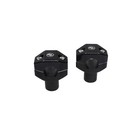 2 0  Tall Black Risers Kit For Harley 86-later Softail Dyna Street Bob Fat Bob