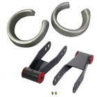 2 -2  Lift Kit Adjustable Leveling Shackles Coil Spacers For 98-12 Ranger 2wd