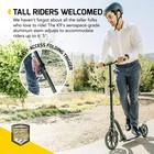 Swagtron K9 Commuter Kick Scooter F  Adults   Teens Foldable 220lb Max Load