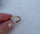 Men   s Gold Wedding Band Vintage 10k Fill Ring 1930 Signed Clark   Coombs Size 13