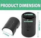 24 Pcs 1 Inch Wire Shelf Clips  Plastic Shelf Lock Clips For 1  Post Shelving