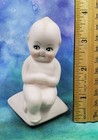 Ke1 Vintage Kewpie Sitting On Pillow With Arms Crossed Porcelain Figurine