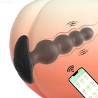 Remote Control Anal Butt Plug Vibrator Bead G Spot Sex Toys For Men Women Couple