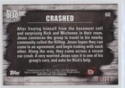 2017 Topps The Walking Dead Season 6 Sepia 7 10 Rick Grimes Crashed  60 10k8