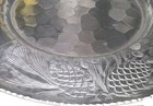 Vintage Keystoneware Hand Hammered Aluminum Tray Pinecone Motif 1941 Provenance