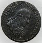1795 Washington Liberty   Security Halfpenny - Gw-48 b-31a - Asylum Edge