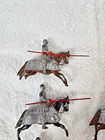 Vtg Britains Ltd Lead Jousting Knights One-ear Horse Variant 11pc Lot - Read
