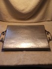 Vintage Hand Hammered N  S  Co  Aluminum Tray 17   X 12  Bird Design