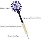 Professional Steel Tip Darts Set Of 18 With Standard Flights For Dartboard