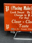 Vintage Advertising Pocket Mirror P m  Whiskey Clear - Clean Taste