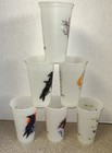 Starbucks Halloween 2022 6 Reusable Glow In The Dark Hot Cups W Lids Ltd Unused