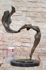 Signed Mavchi Bronze Ballet Dancer Sculpture Voile Figurine Fine Art Statue Sale