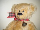 Vintage 1999 Hand Crafted Mohair Jointed Teddy Bear By Bettelu Baker