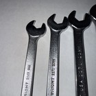 Vintage  wright Usa 11  Metric Combination Wrench Set 9-19mm 9 Pieces